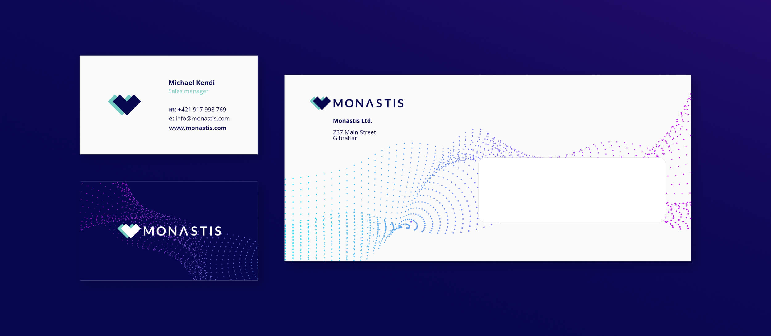monastis corporate identity design by michael maleek djibril